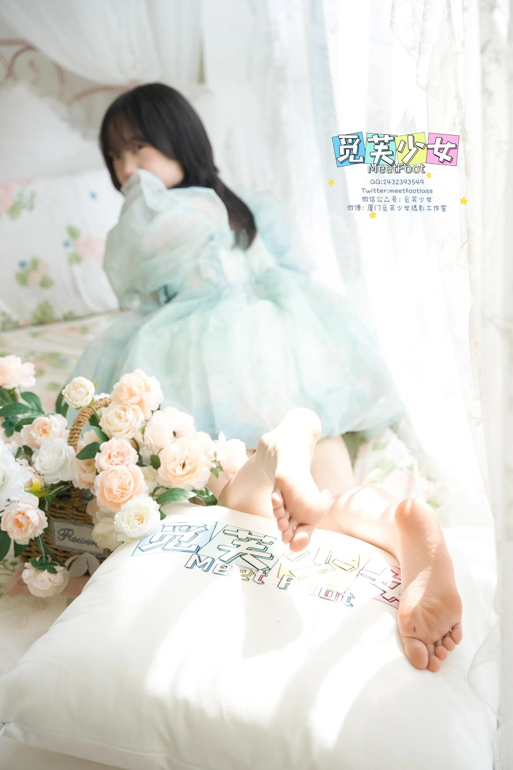 觅芙少女 NO.033 小婉-一袭蓝色纱裙构筑今晚浪漫的梦境-PIC [249P]插图3